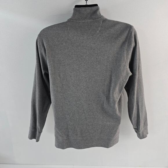 Vineyard Vines Men’s Small Gray Quarter Zip Pullover Sweatshirt Pima Cotton 6363 - Picture 3 of 9